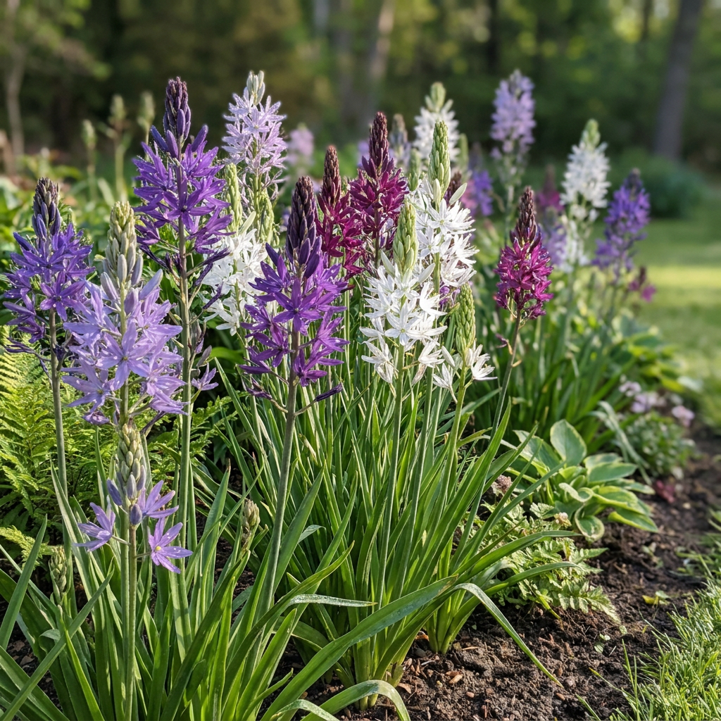 🌿 Camassia leichtlinii Mix – Grote camas | (10 stuks)