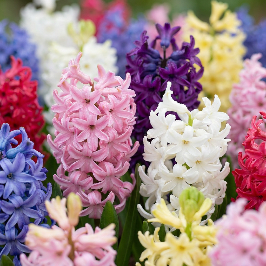 🌸 Hyacinthus mix – Hyacint mix (80 stuks)