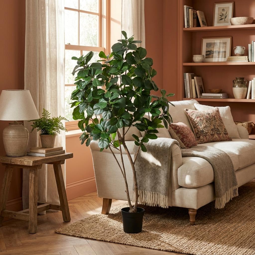 🌿 Kunst Ficus Lyrata Boom