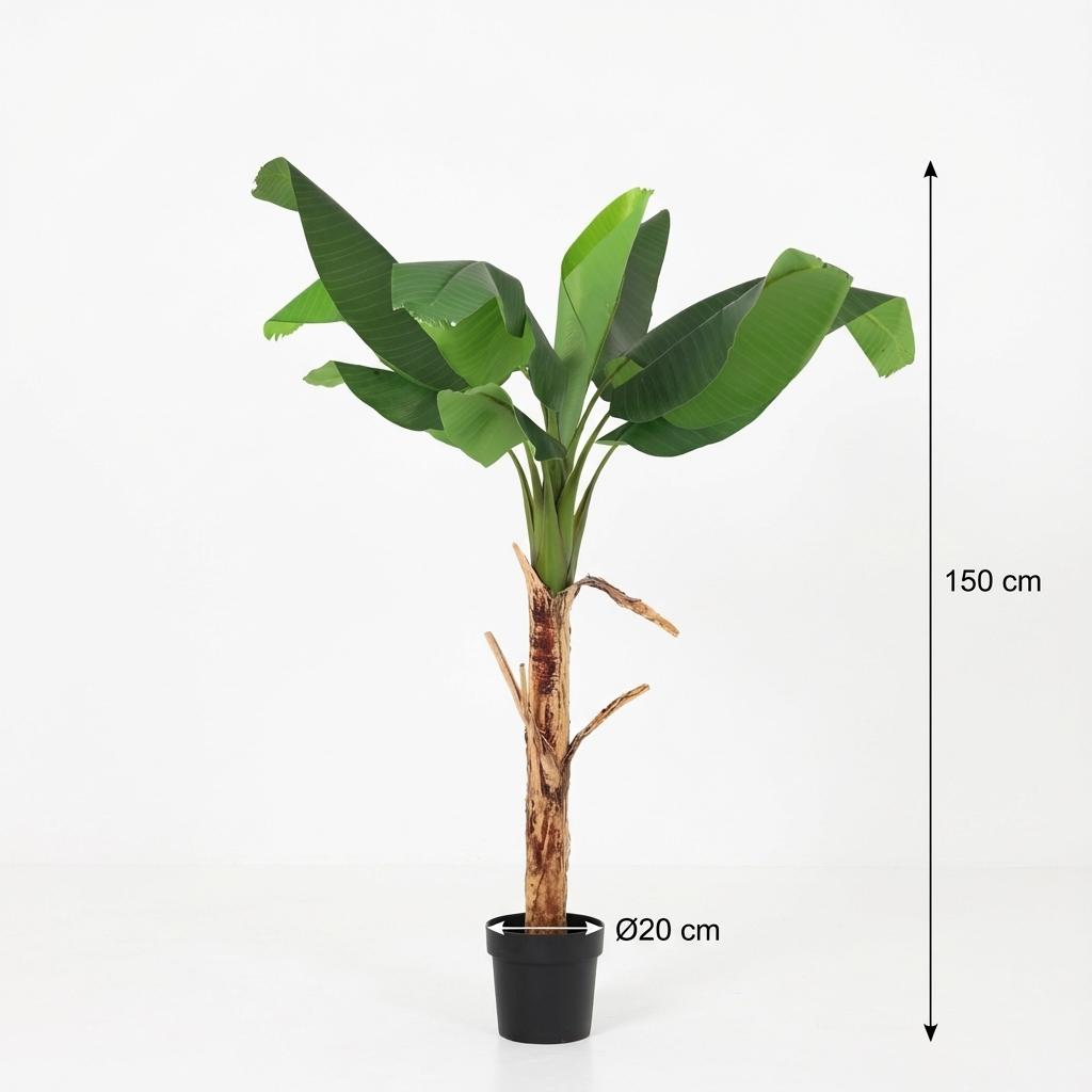 🌿 Kunst Bananenplant Musa – Tropische Kunstplant