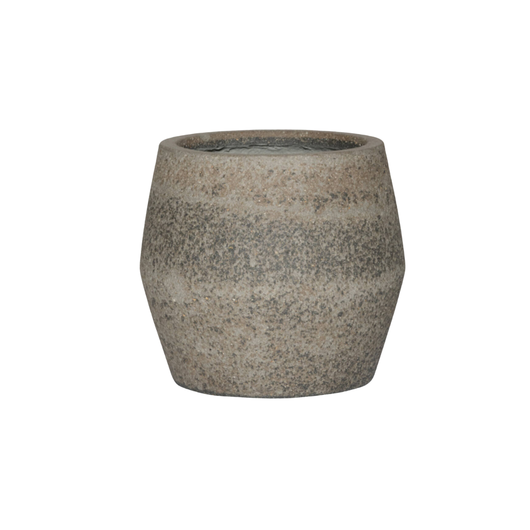 🪨 Pot Harley L Diorite Grey – D53 × H32 cm