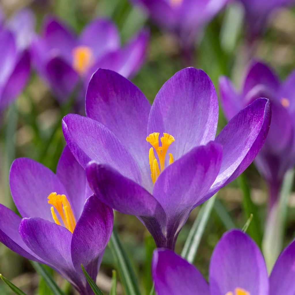 💜 Crocus Ruby Giant – Paarse krokus (400 stuks)