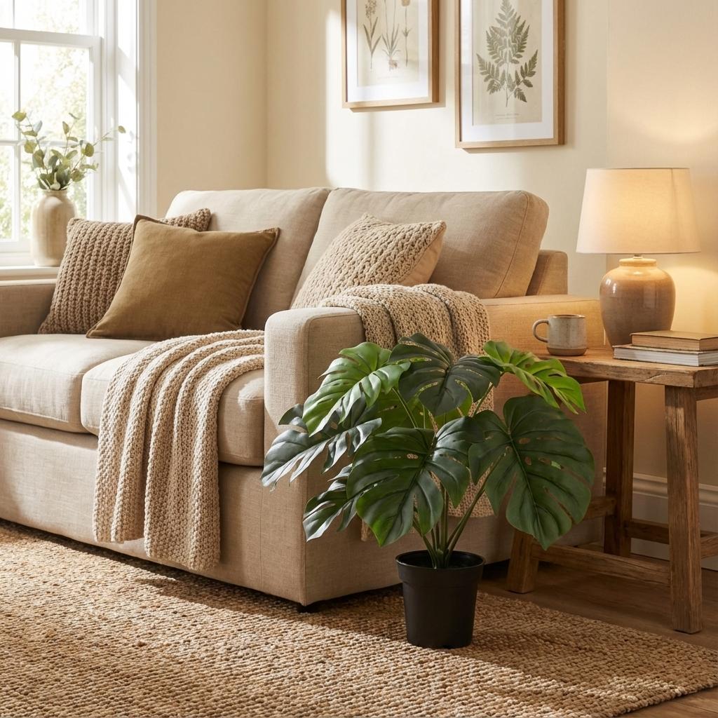 🌿 Kunst Monstera Deliciosa – Gatenplant Kunstplant