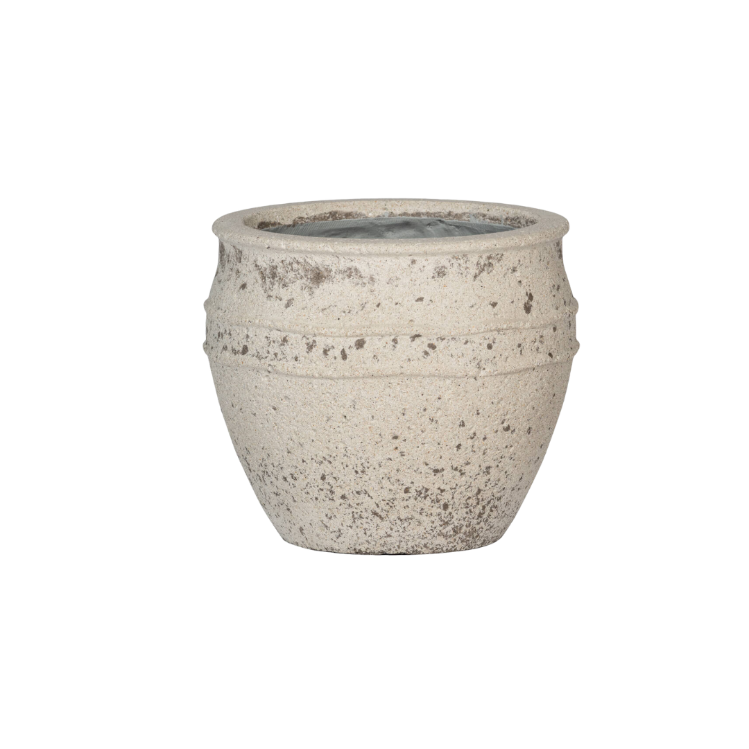🪴 Pot Athena S Chalk White – D29 x H24 cm