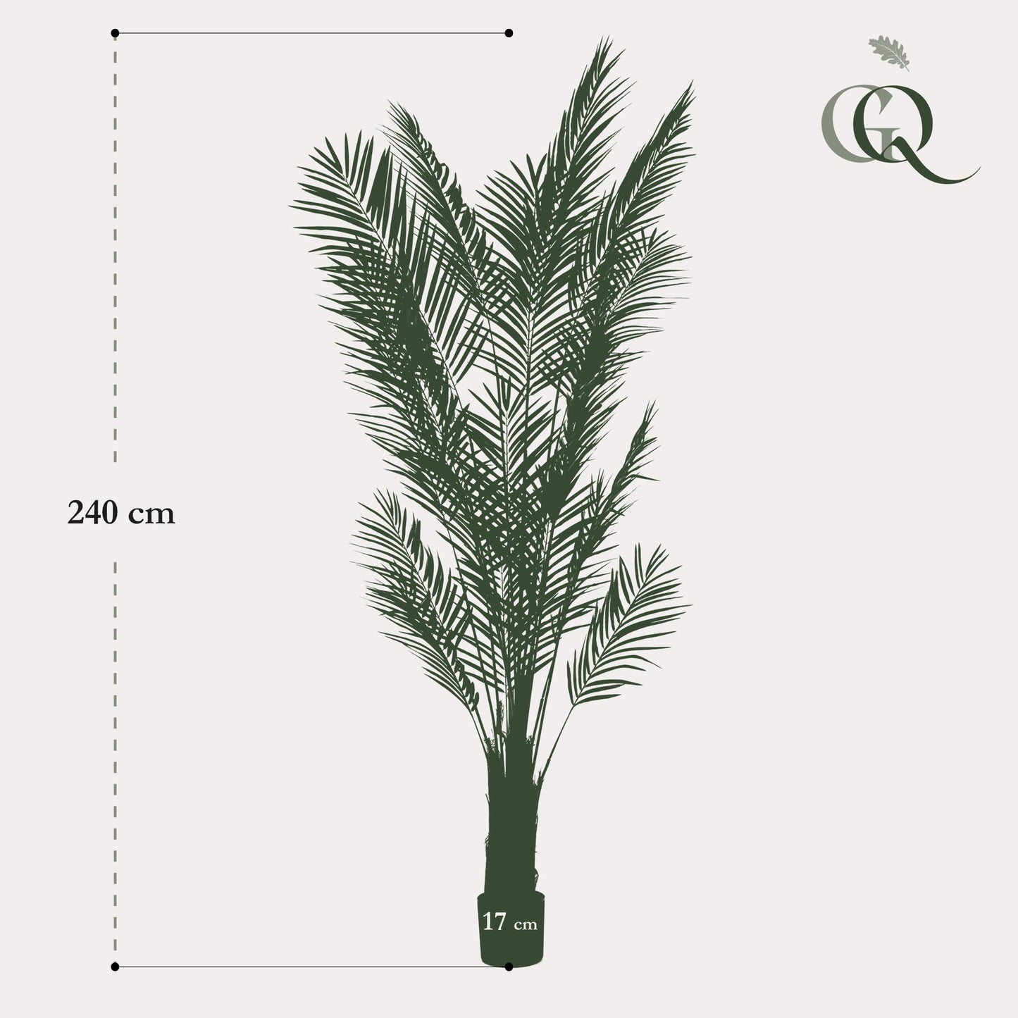 🌴 Areca Goudpalm – Dypsis lutescens Kunstplant