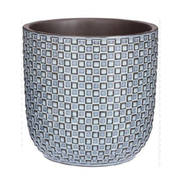 🪴 Mini Pot Relief Blauw – D7 cm