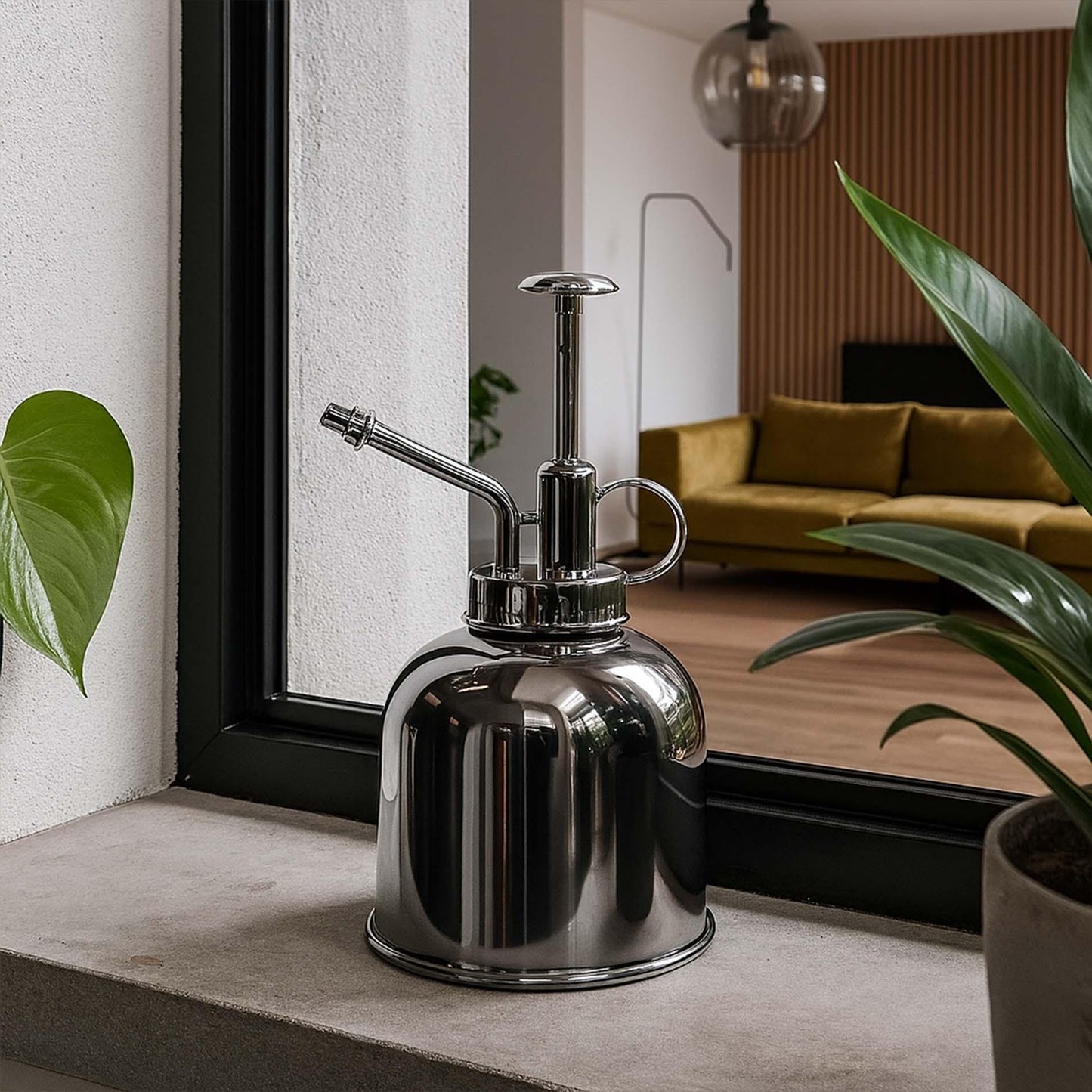 Plantenspuit 💧 | Zilver RVS – 300 ml