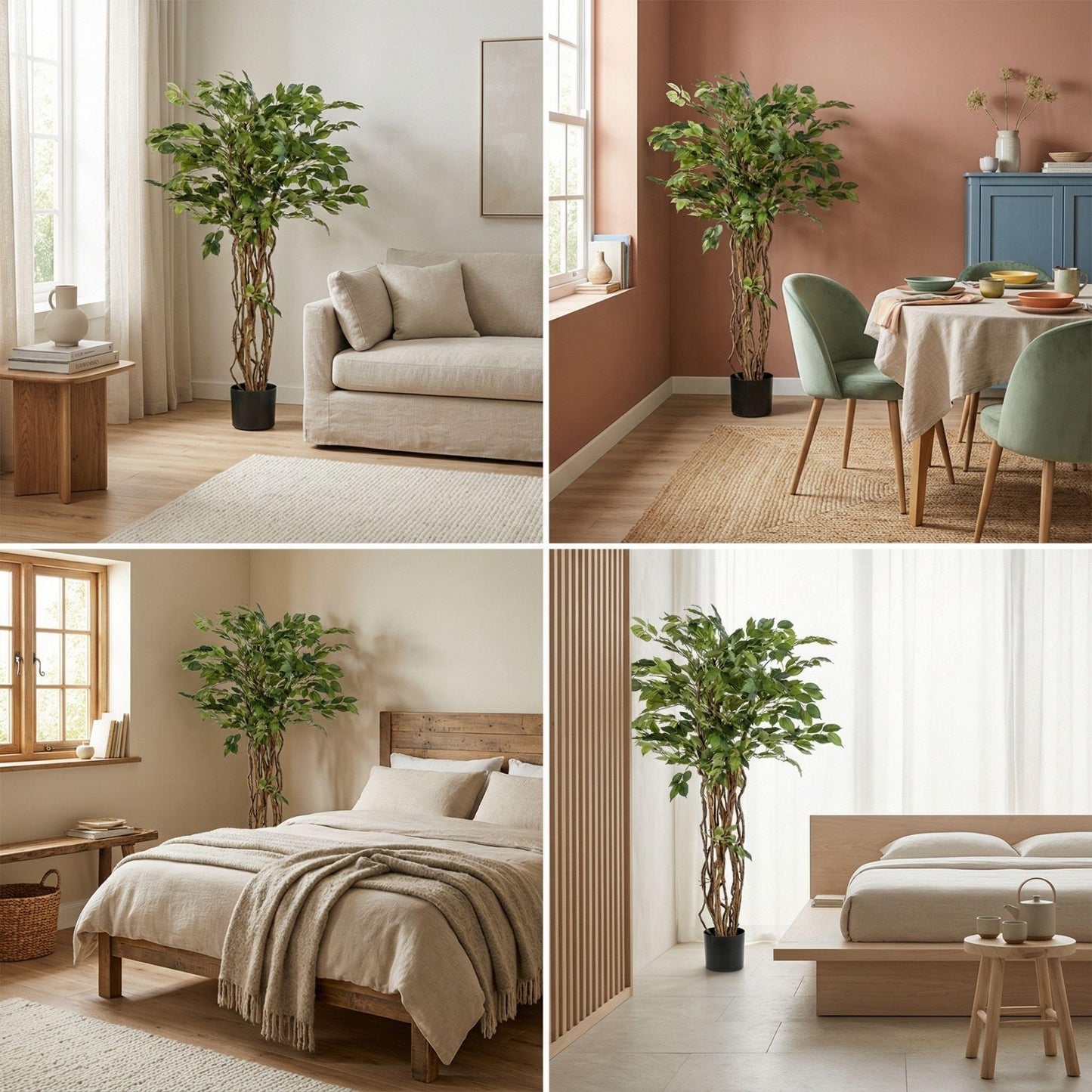 🌿 Kunst Ficus Liana – Decoratieve Kunstboom