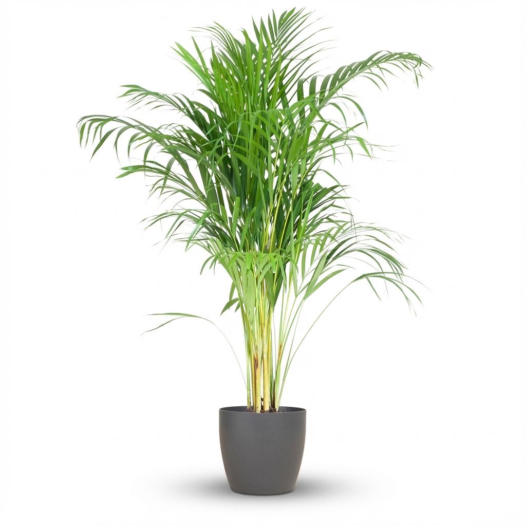 🌿 Areca Palm (Dypsis) | Tropische Kamerplant met Grijze Pot