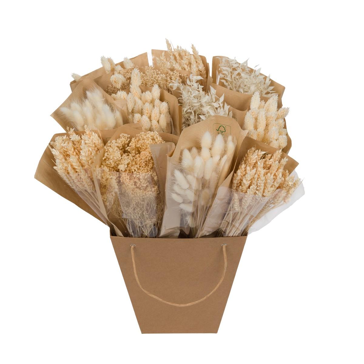 Droogbloemen – Field Bouquet Large Orange