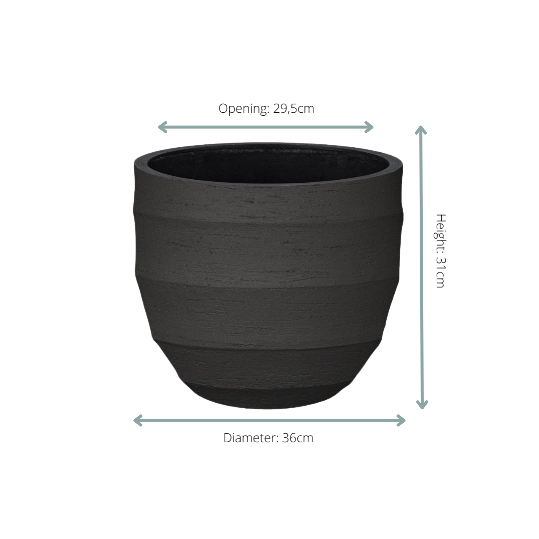 🪴 Pot Bordo New Egg Earth | D36 x H31
