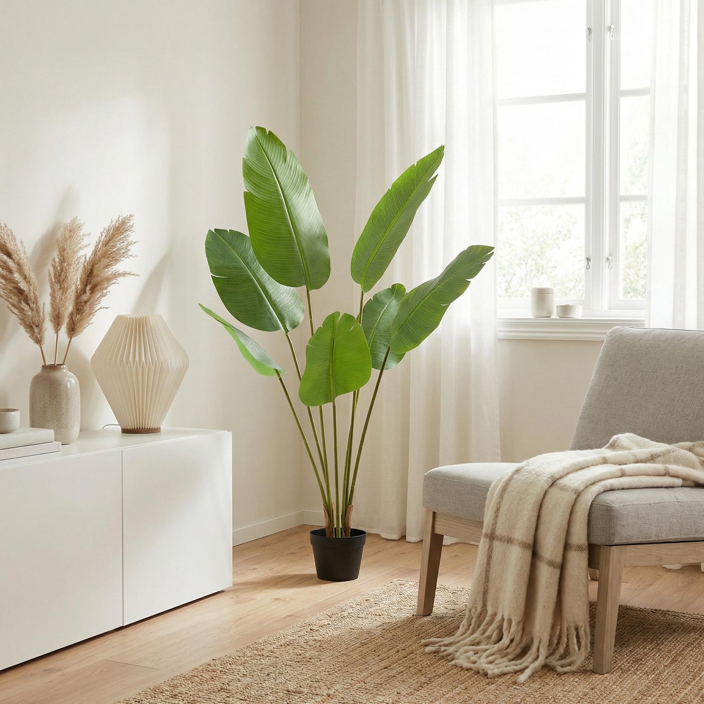 🌿 Kunst Strelitzia Nicolai