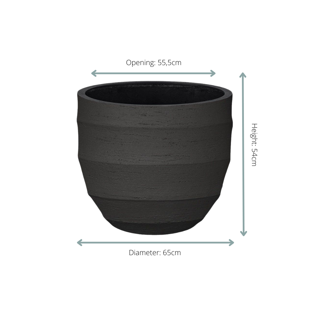 🪴 Pot Bordo New Egg Earth | D65 x H54