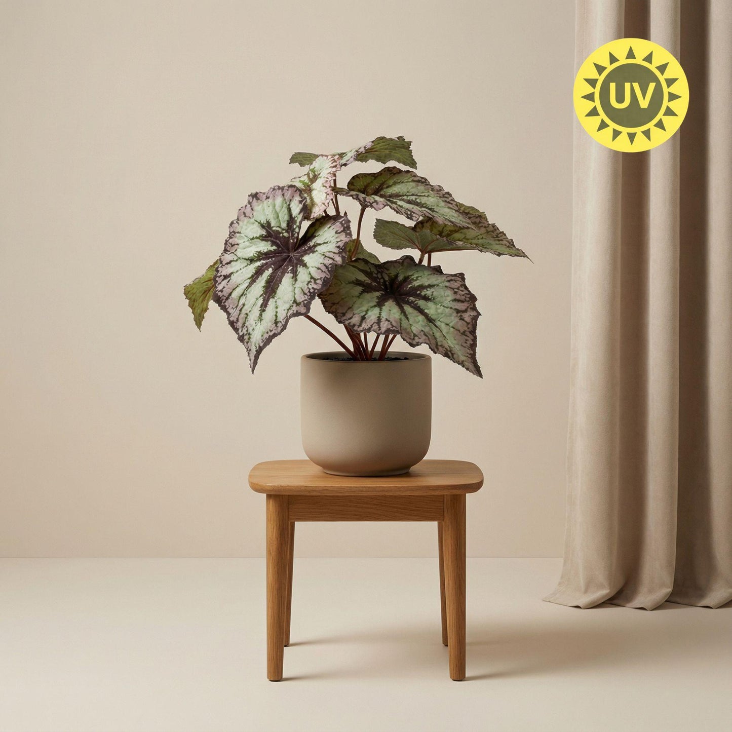 🌸 Begonia – Kunstplant in Pot (26 cm)