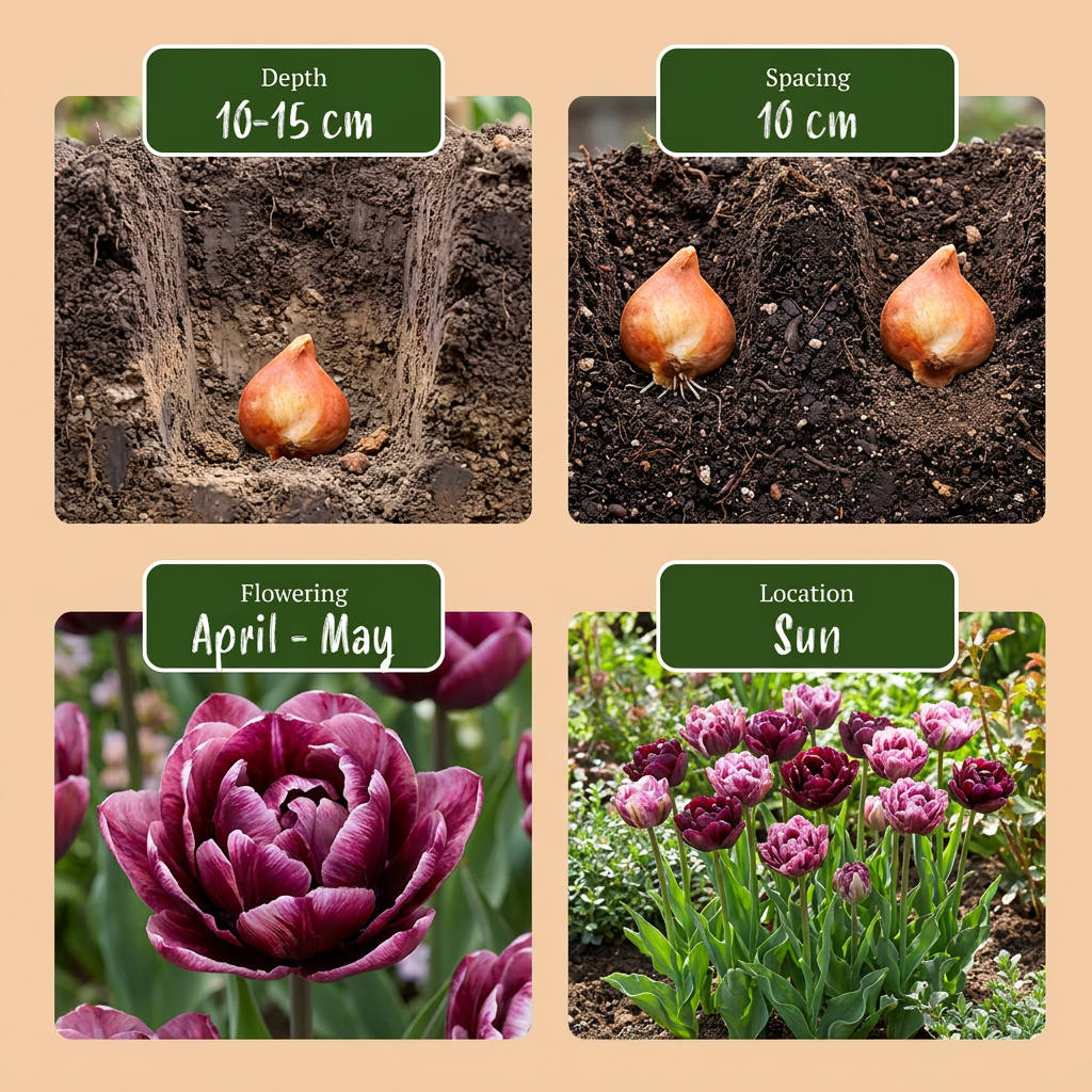 🌷 Tulipa Sweet Desire mix – Tulpenmix (96 stuks)