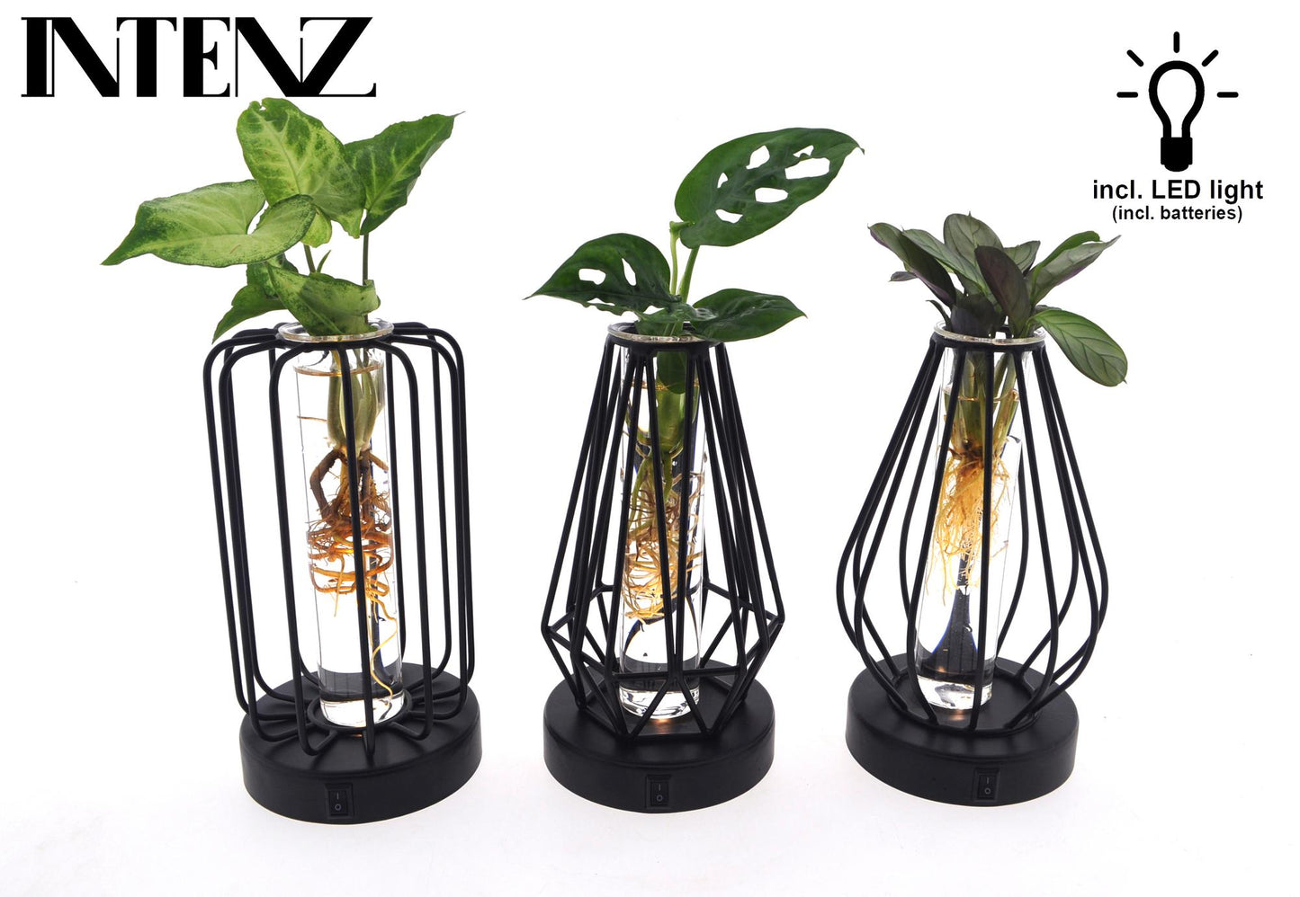 ✨ Mix in Turijn Glas met LED | Sfeervolle Groene Decoratie (3 Stuks)