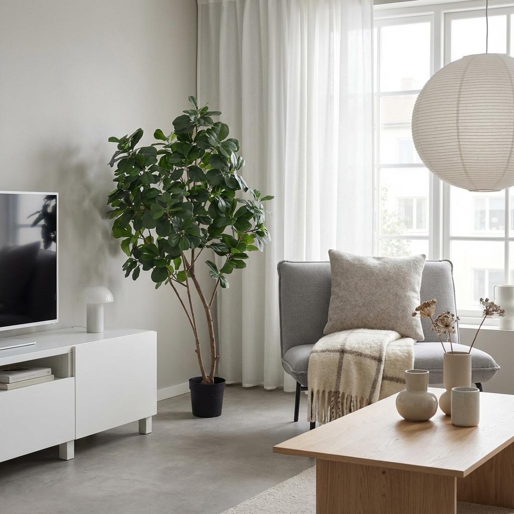 🌿 Kunst Ficus Lyrata Boom