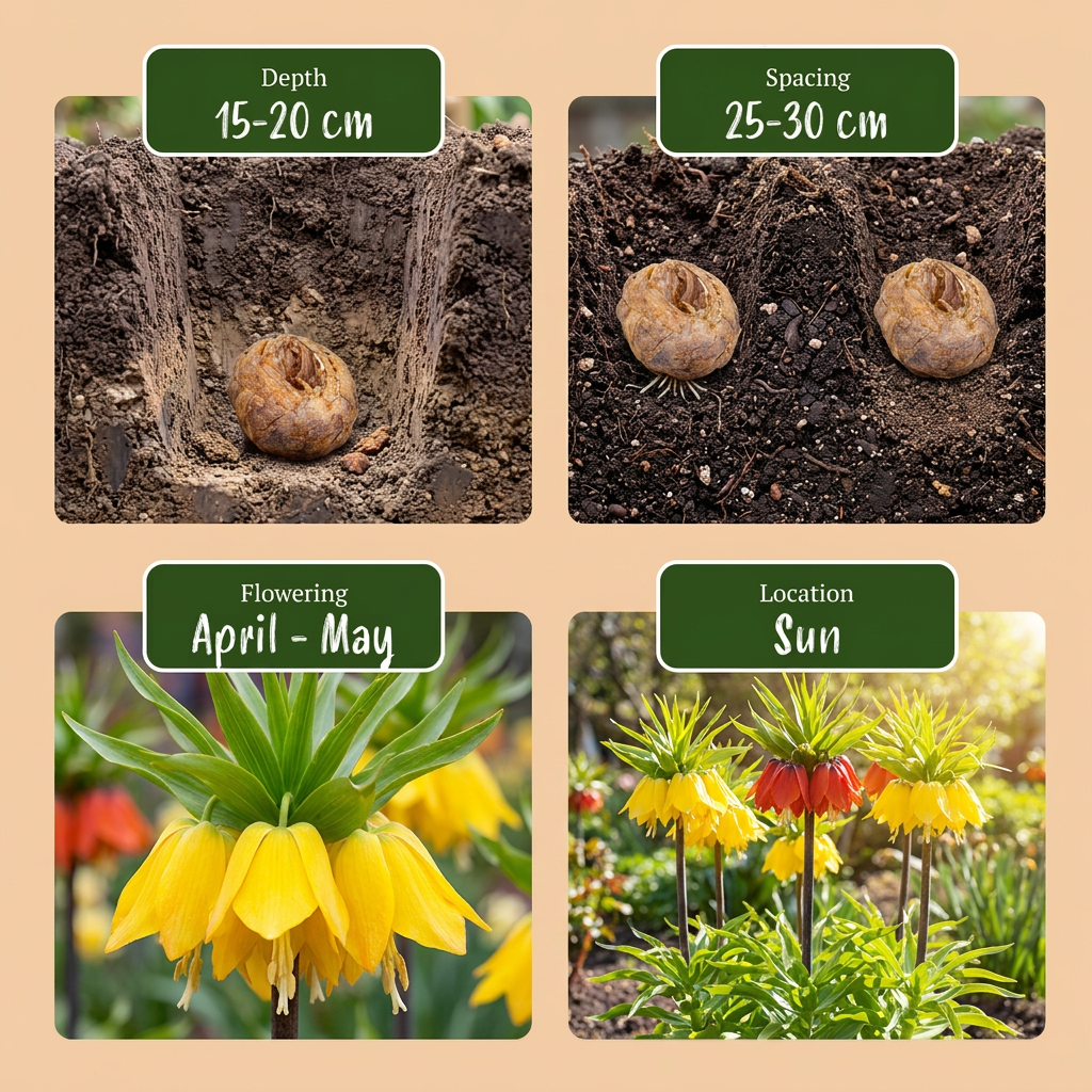 Fritillaria imperialis Mix – Keizerskroon (6 stuks)