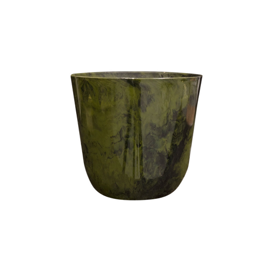 🪴 Pot Palermo Marble Groen | D27 x H25