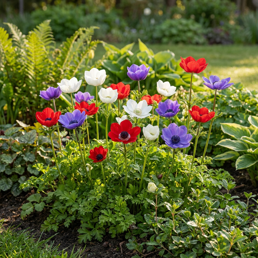 🌸 Anemone de Caen Mix – Klaproosanemoon | (60 stuks)