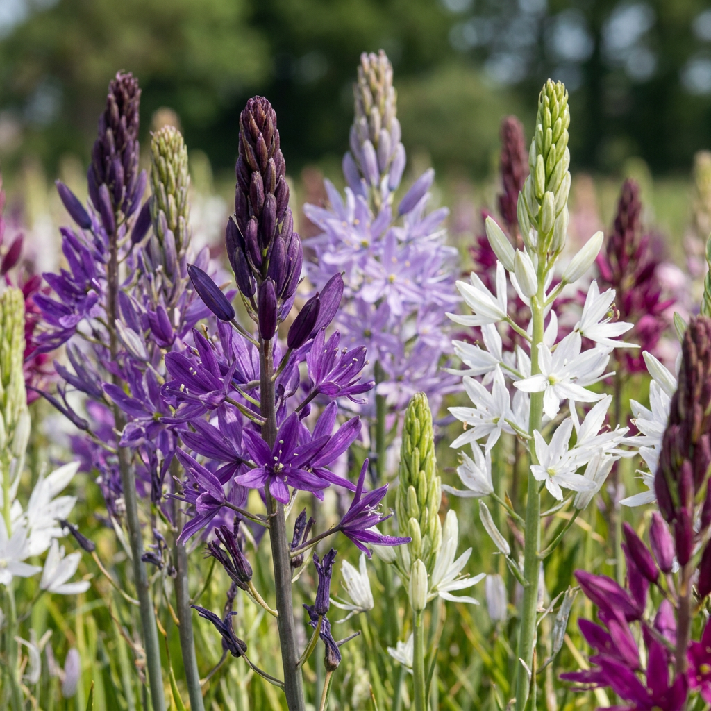 🌿 Camassia leichtlinii Mix – Grote camas | (10 stuks)