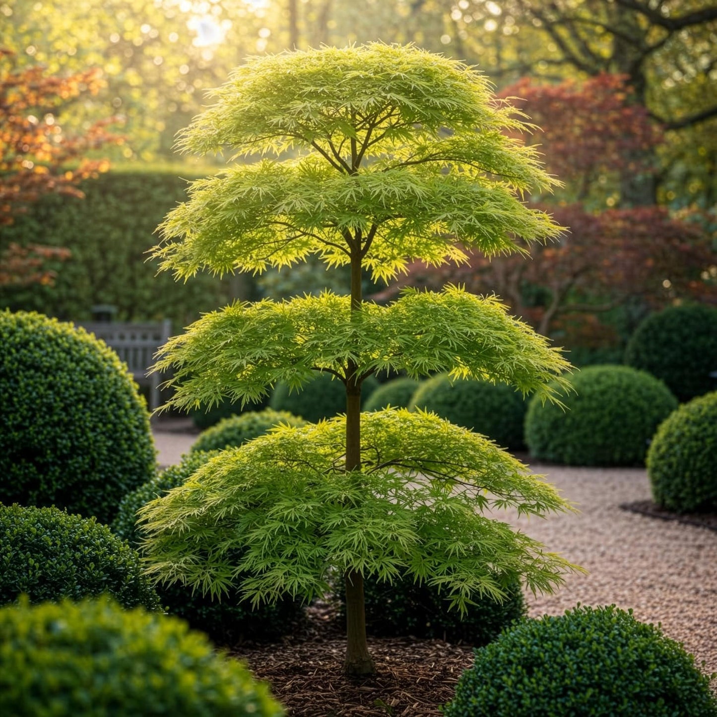 🍁 Acer palmatum ‘Emerald Lace’ – Groene Japanse Esdoorn | (3 stuks)