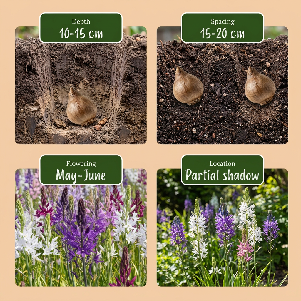 🌿 Camassia leichtlinii Mix – Grote camas | (10 stuks)