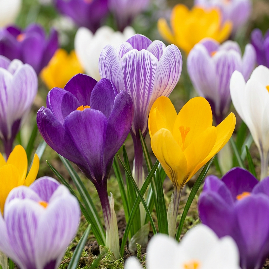 🌸 Crocus Large Flowering Mix – Grootbloemige krokus mix (240 stuks)