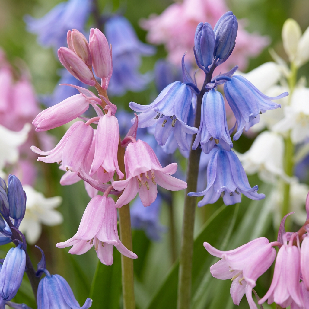 🌸 Hyacinthoides hispanica mix – Spaanse boshyacint mix (320 stuks)