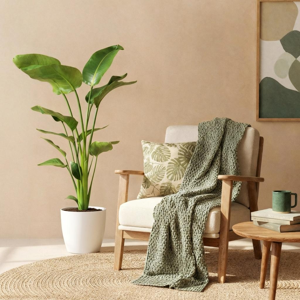 🌿 Strelitzia nicolai – Paradijsvogelplant