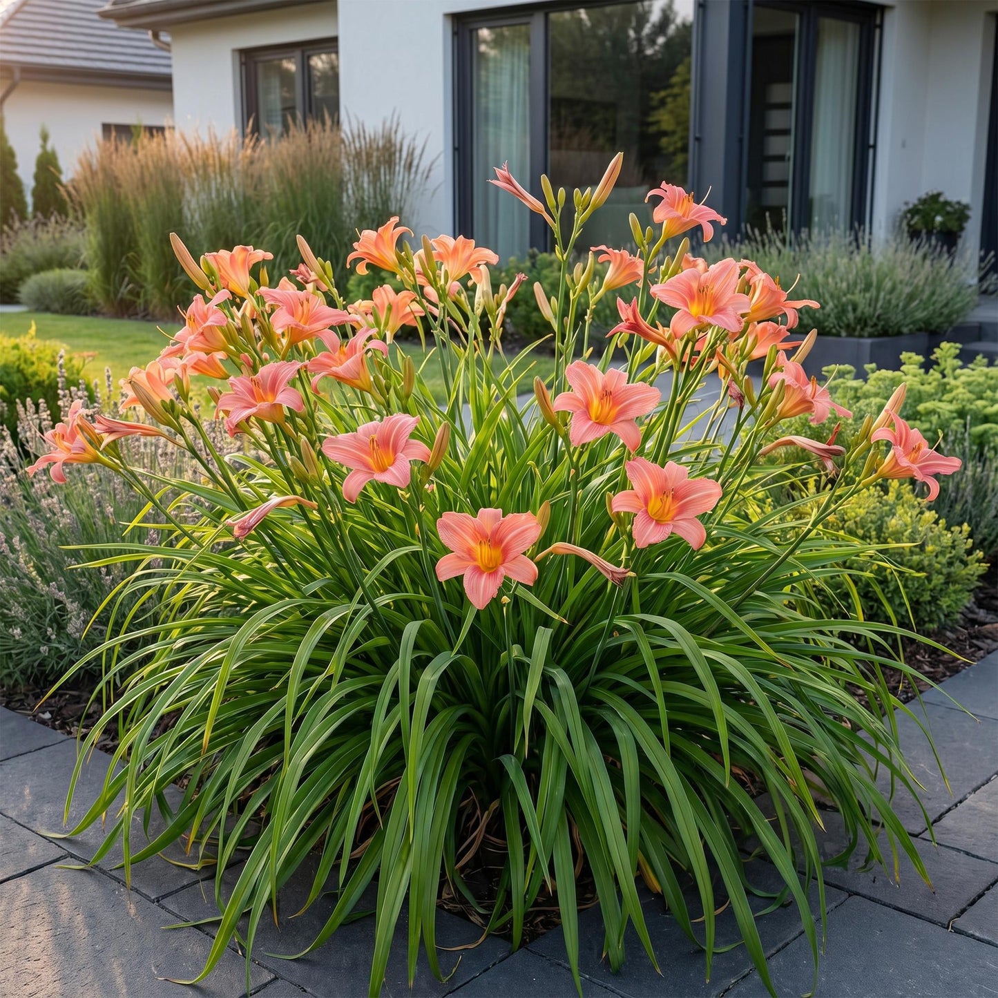 🌿 Hemerocallis 'Pink Damask' – Roze Daglelie | 3 stuks
