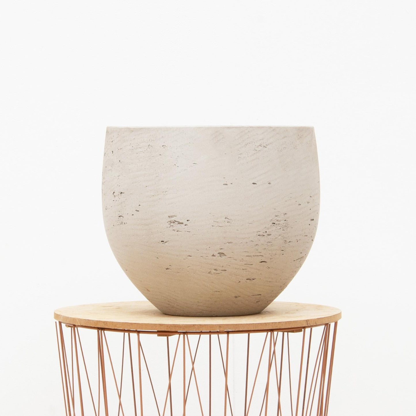 🪴 Jumbo Orb Beige Washed – XXS | D53 x H45