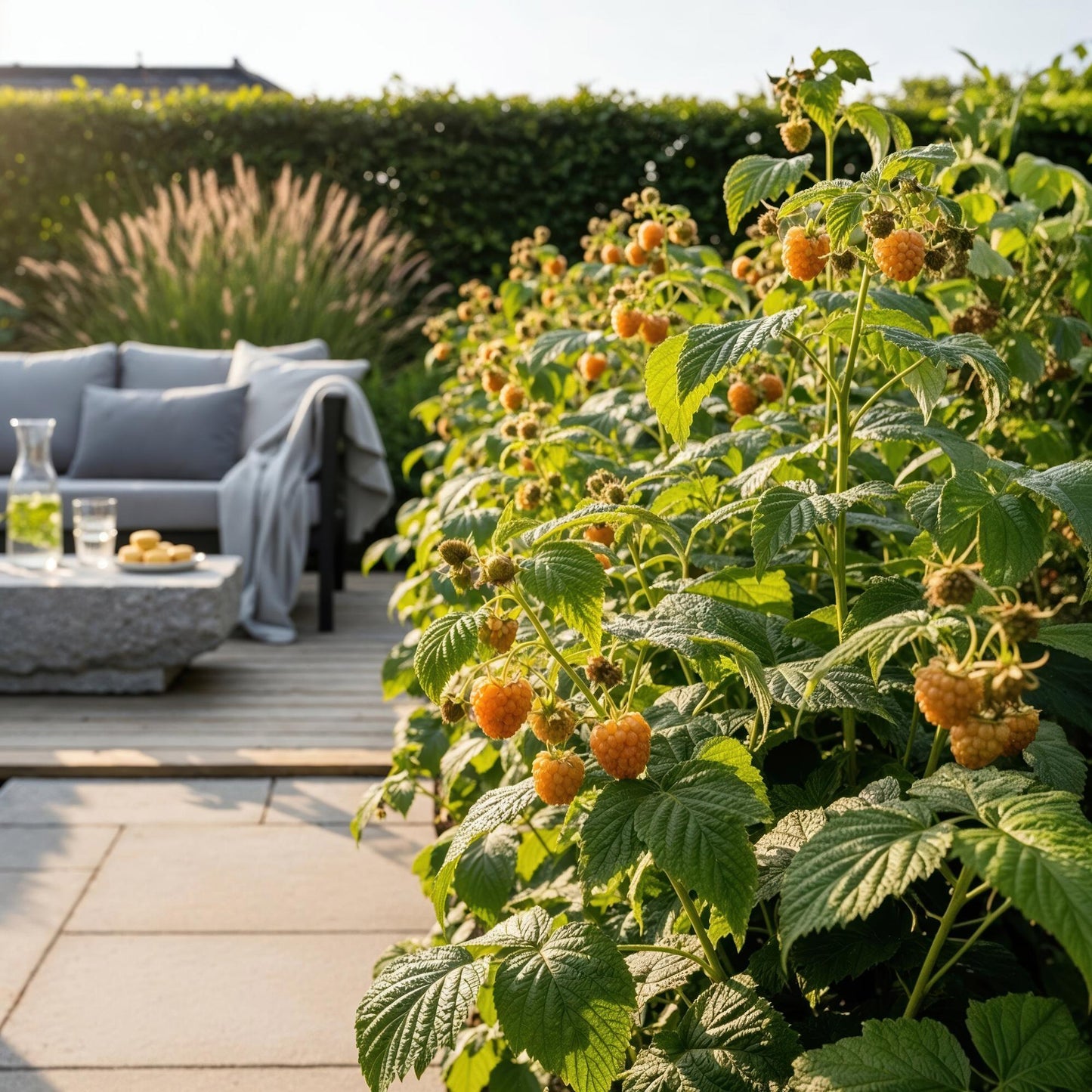 🍑 Framboos ‘Fallgold’ – Gele Frambozenplant | (3 stuks)