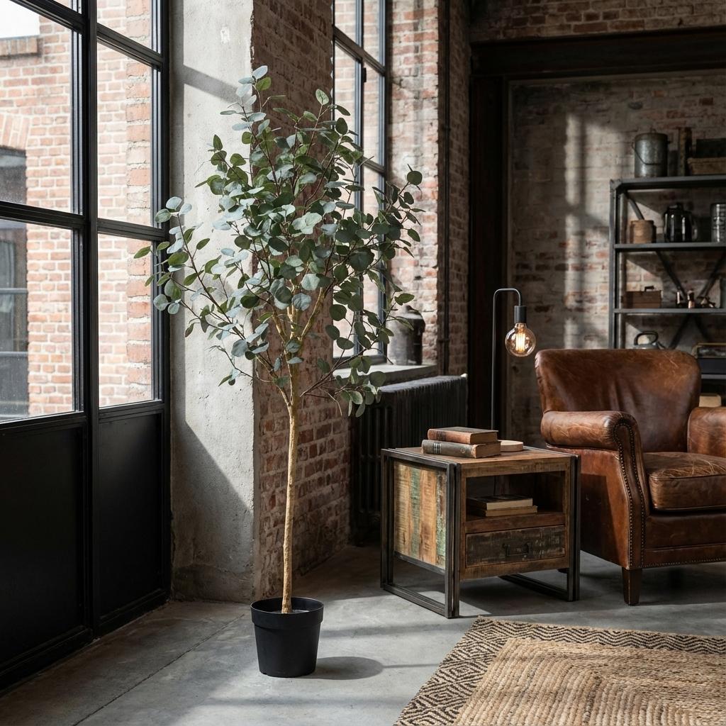 🌿 Kunst Eucalyptus – Decoratieve Kunstboom