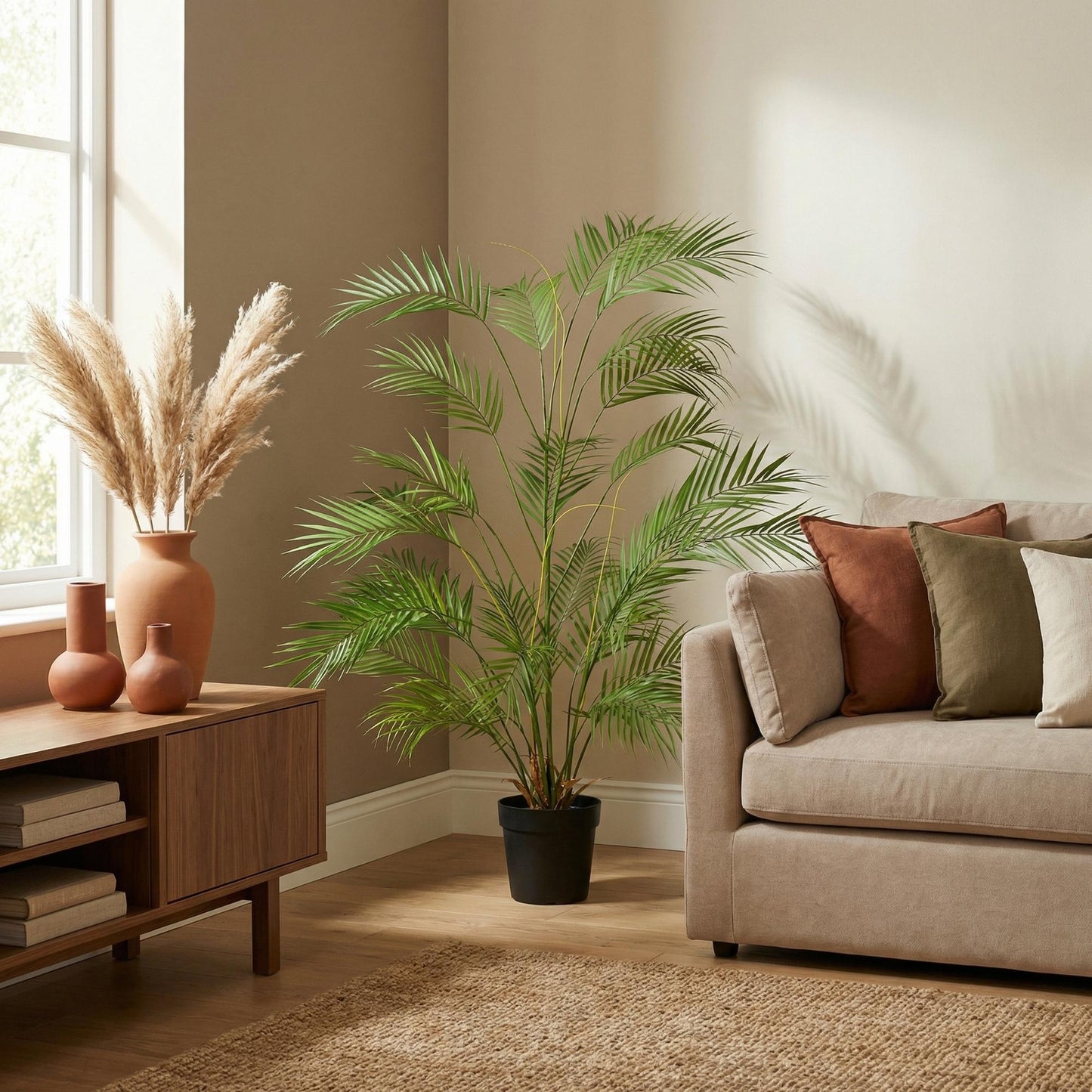 🌴 Kunst Areca Palm – Tropische Kunstplant