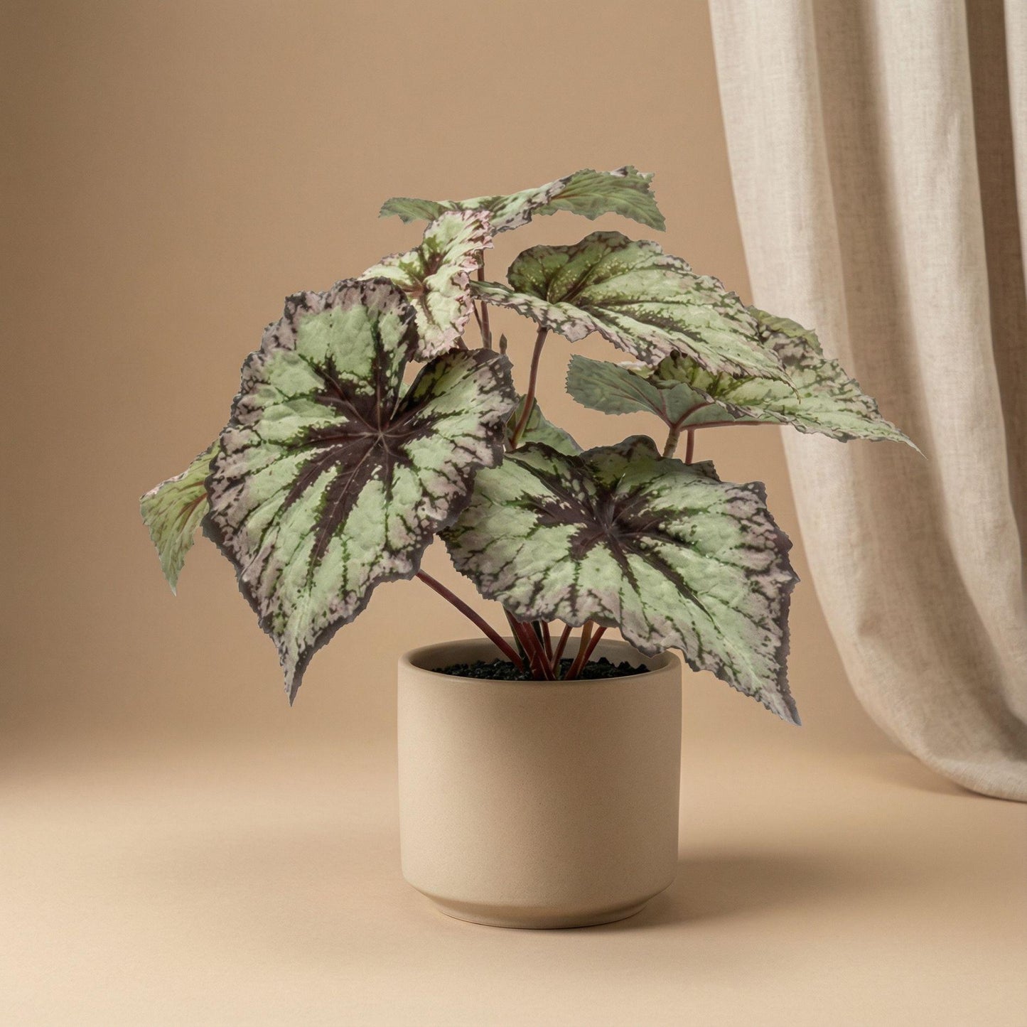 🌸 Begonia – Kunstplant in Pot (26 cm)