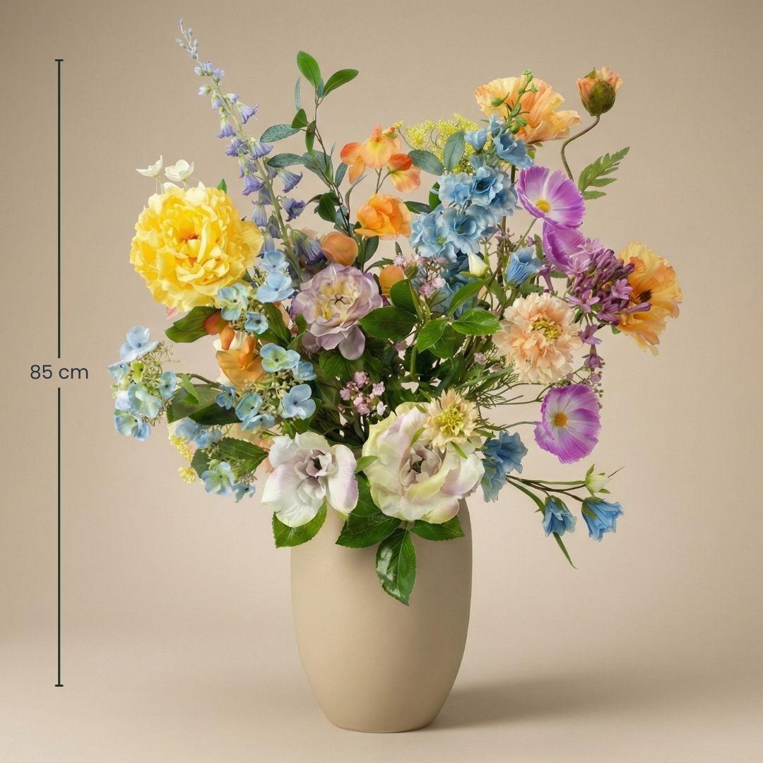 🌸 Soft Spring Deluxe – Real Touch Kunstboeket (85 cm)