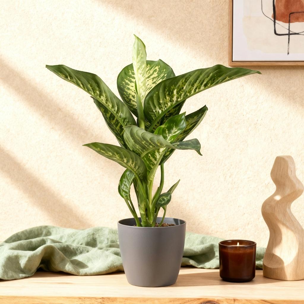 🌿 Dieffenbachia ‘Tropic Snow’ – Sterke Groene Kamerplant