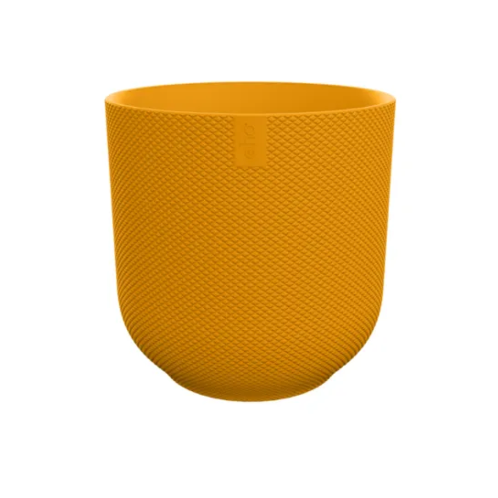 🪴 Pot Elho Jazz Round Amber Yellow – D23 x H21 cm