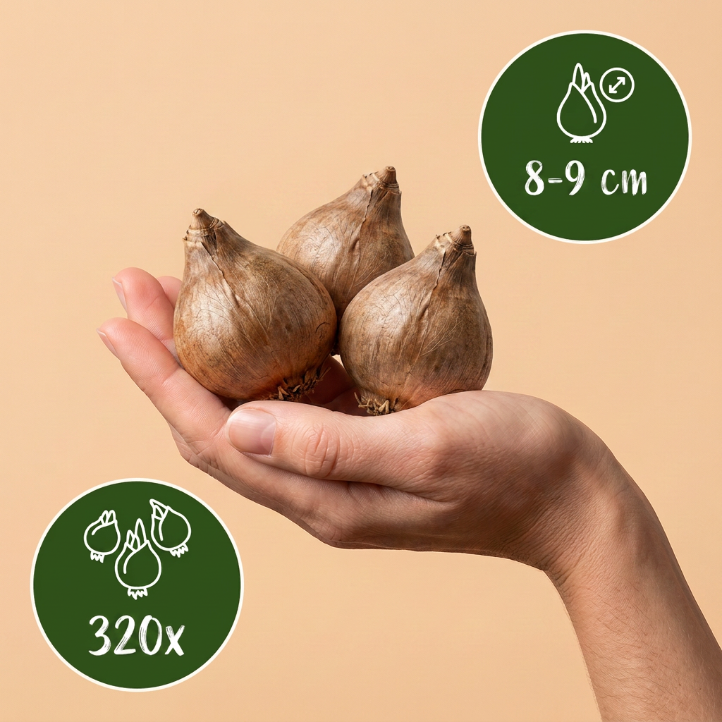 🤍 Leucojum aestivum – Zomersneeuwklokje (320 stuks)