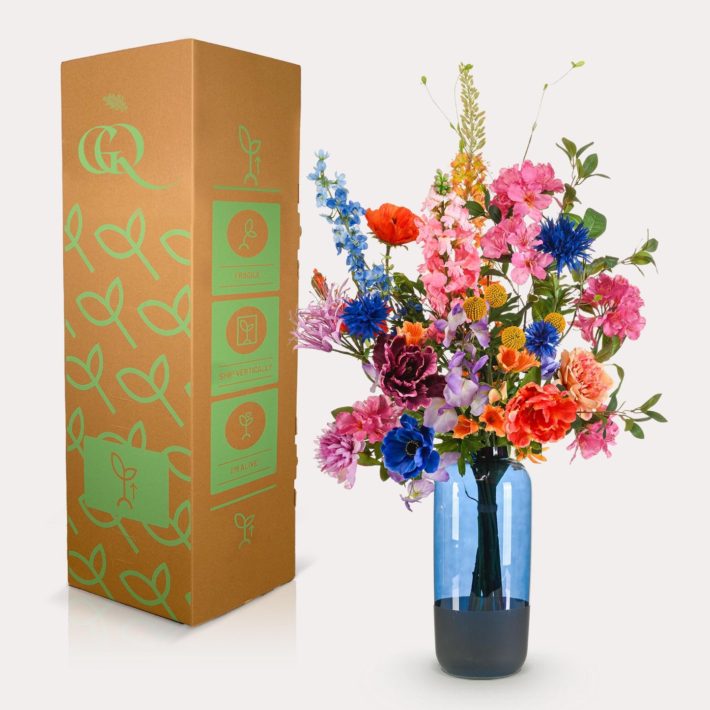 ✨ Kunstbloemen Boeket XL – Luxury Glam | Luxe Real Touch Boeket