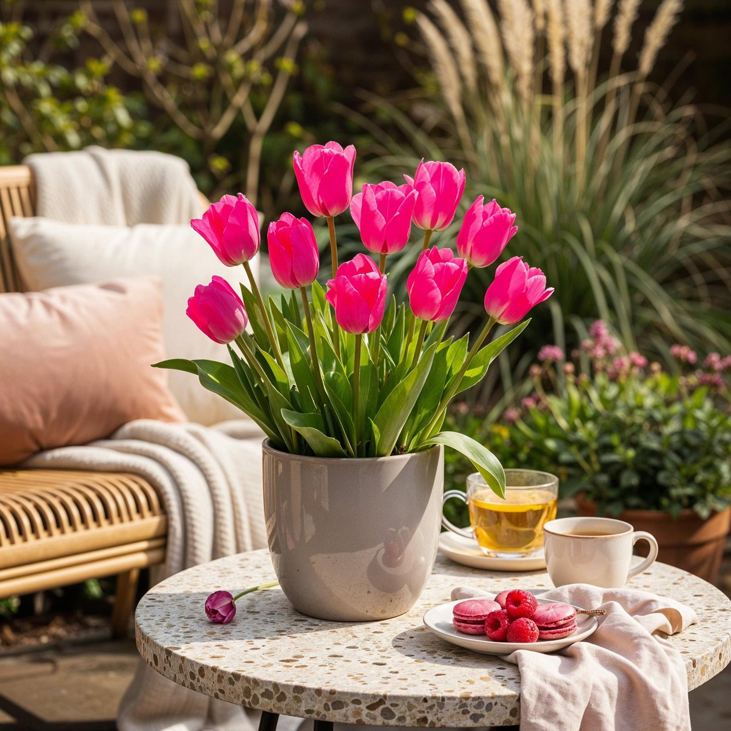 🌷 Tulp Triumph Pink – Zachtroze Tulp (15 stuks)
