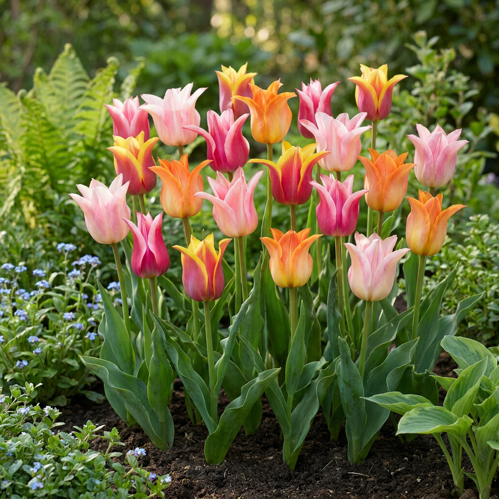 🌷 Tulipa Ballade mix – Lelievormige tulp Ballade mix (96 stuks)