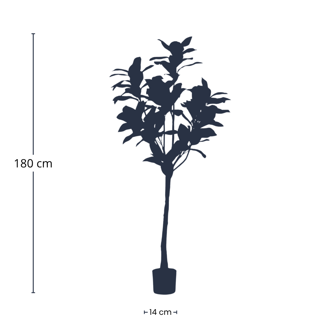 🌸 Magnolia denudata – Realistische Kunstboom (150 cm)