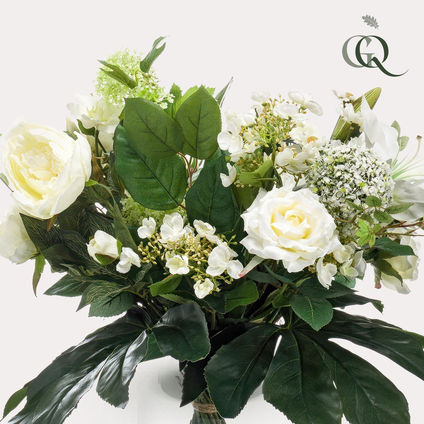 🤍 Kunstbloemen Boeket M – White Dream | Luxe Real Touch Boeket