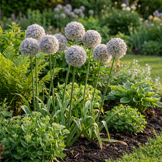 🤍 Allium ‘Ping Pong’ – Witte sierui (320 stuks)