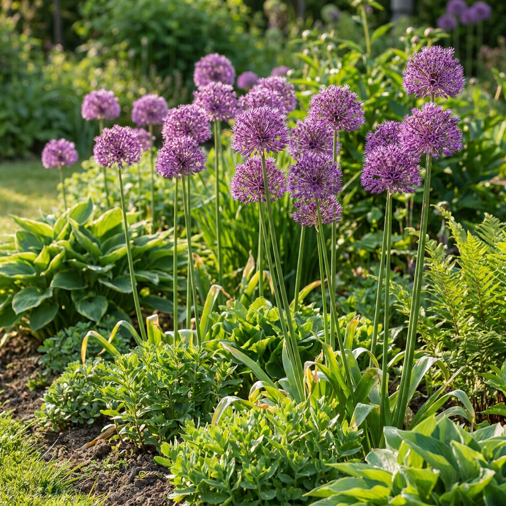 💜 Allium ‘Purple Rain’ – Paarse sierui (320 stuks)