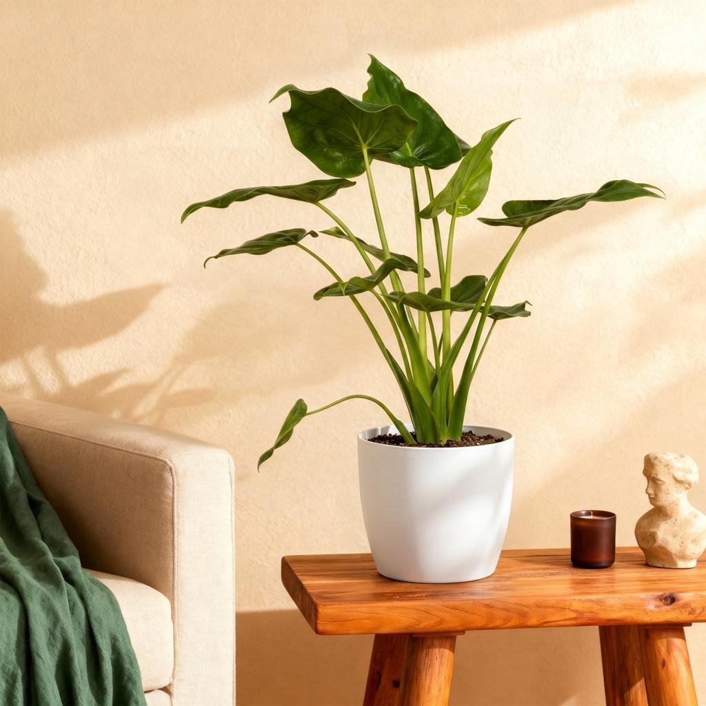 🌿 Alocasia cucullata – Tropische Olifantsoor Kamerplant