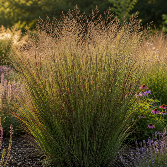 🌾 Panicum virgatum 'Rotstrahlbusch' – Vingergras | 3 stuks