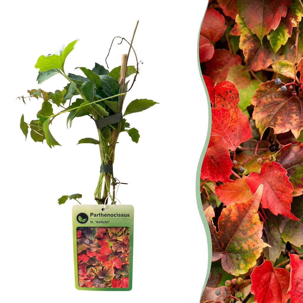 🍁 Parthenocissus tricuspidata ‘Veitchii Boskoop’ – Wilde wingerd – Klimplant